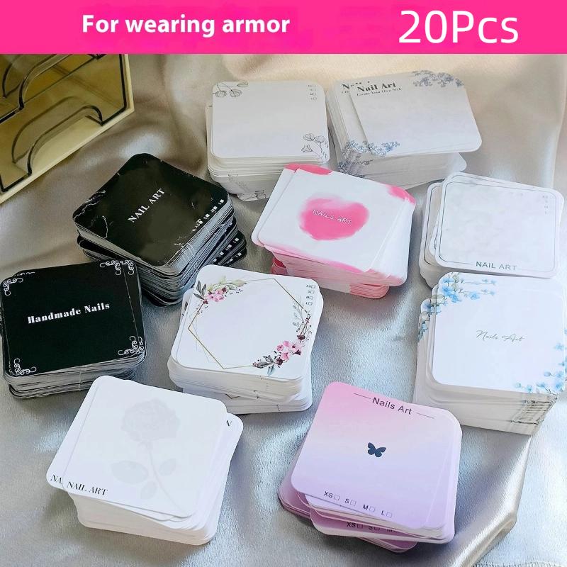 20 Sheets Press On Nail Bottom - Pressed Flower Art review and price