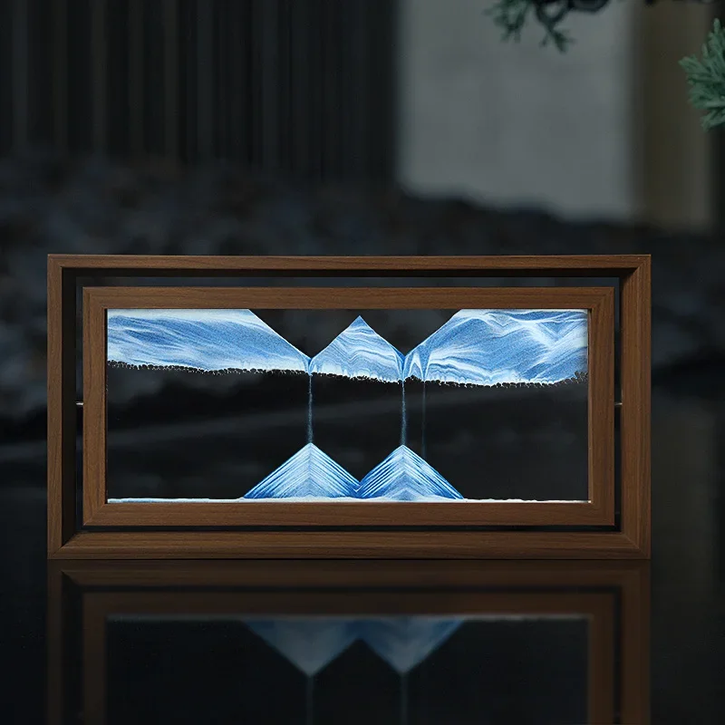 3D Rotatable Sandscape Moving  - Engraved Wood Frame review and price