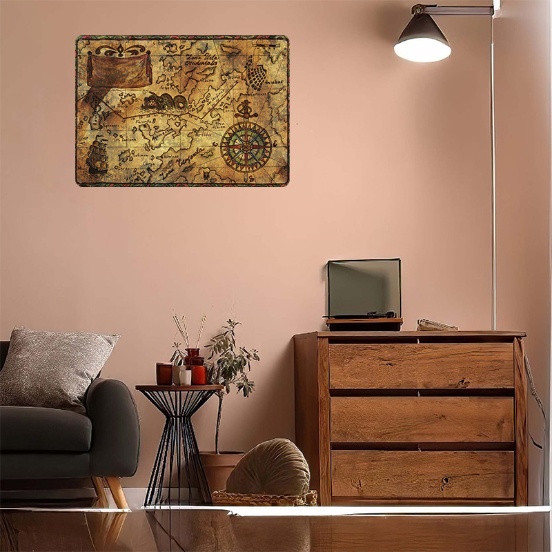Vintage Map of the World Print - Custom Map Poster review and price